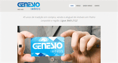 Desktop Screenshot of genesioimoveis.net